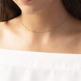 thumbnail image 4 of Turandoss Layered Chain Crescent 14K Gold Plated Long Necklace Stack for Women Adjustable Moon Pendant Chain Trendy Personalized Jewelry Birthday Gifts for Women Her, 4 of 7