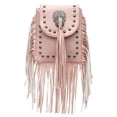thumbnail image 4 of CAIXIA Antitheft Crossbody Bags For Women Boho Soft Studded Fringe Crossbody Phone Messenger Purse, Casual Daily Shoulder Sling Bag, 4 of 7
