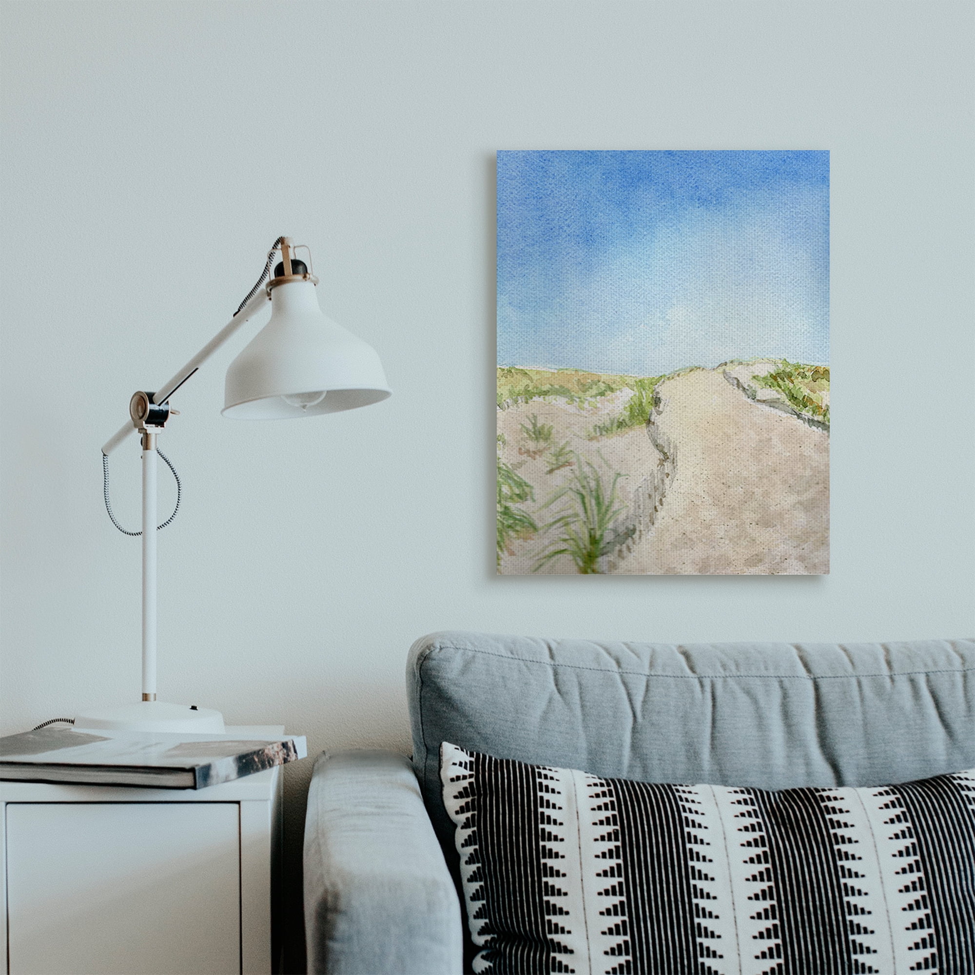 Stupell Industries Sand Dunes at Beach Coastal Nature Landscape Canvas Wall Art, 24 x 30, Design by Melissa Hyatt LLC