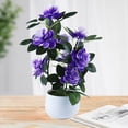 thumbnail image 3 of 1 Set Artificial Potted Plant Portable Fadeless Plastic Home Decor Simulation Flower for Wedding, 3 of 7