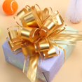 thumbnail image 5 of 6 Pcs Gold Pull Bow Party Gift Wedding Ribbon Bows for Gift Wrapping Baskets Wedding or Flower Decorations Valentine's Day Christmas Birthday Present Decorations, 5 of 7