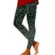 thumbnail image 1 of Gibobby Leggings estampados para mujer Leggings largos ajustados con estampado navideño informal para mujer para las temporadas de otoño e invierno(Verde,G), 1 of 4