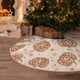 thumbnail image 5 of Fotbe Groovy Disco Pumpkin Pattern Christmas Tree Skirt, Tree Skirts Plush Christmas Decorations, Christmas Tree Skirts Xmas Decorations Holiday Party Decor-30", 5 of 6