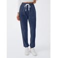 thumbnail image 3 of MLDRA Women Sweatpants Joggers with Pockets Lounge Athletic Casual Pajama Pants Fall Winter Clothes Teachers Outfits 2025 Navy Blue, 3 of 9