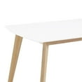 thumbnail image 3 of Allora Table à Manger de 60 Pouces en Blanc et Naturel, 3 of 3