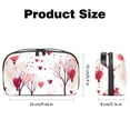thumbnail image 5 of Valentine's Day USB Cable Organizer Charger Pouch Hard Drive Cases Oxford Cloth Digital Storage Bag 5.9x9.44x3.14 in Waterproof Electronics Accessories Case, 5 of 6