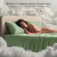 thumbnail image 3 of 3 Piece Twin XL Deep Pocket Bed Sheet Set, 16 Inches, Premium Microfiber Sheets - Sage Green, 3 of 9