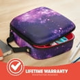thumbnail image 3 of ZIPIT Jumbo Pencil Box | Extra Large Capacity Organizer Pencil Case with Handle | Holds Up to 110 Pens | Machine Washable (Purple, Galaxy), 3 of 9