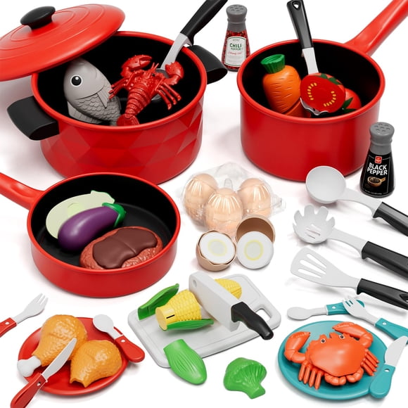 Accesorios de cocina Playset Lehoo Castle con ollas y sartenes