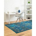 thumbnail image 3 of Rugs.com Calypso Collection Rug – 4' x 6' Navy Blue Medium Rug Perfect For Entryways, Kitchens, Breakfast Nooks, Accent Pieces, 3 of 8