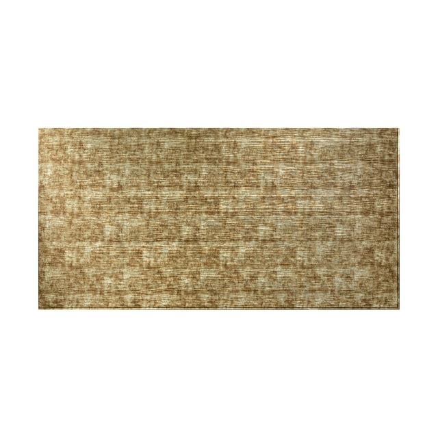 Fasade - Ripple Horizontal Bermuda Bronze Decorative Wall Panel - Fast and Easy Installation (4' X 8' Panel)