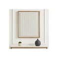 thumbnail image 2 of Home Decor Wall Art for House and Living Room - Paper Mache Wall Art with Wooden Frame Perfect Wall Decor for Dining Room - Canvas Hanging Wall Art for Home and Office Decor - 48" Ivory & Brown, 2 of 13
