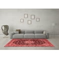 thumbnail image 3 of Ahgly Company Indoor Rectangle Medallion Red Traditional Area Rugs, 4' x 6', 3 of 4