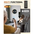 10 Inch Large Digital Wall Clock with 9 Color Changing Remote Control ...