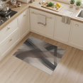 thumbnail image 2 of ODIKA 3'x5' Washable Throw Rug Stain Resistant, Low Profile, Non-Slip Strokes Distressed Neutral Playroom Abstract Contemporary Painterly Playful for Entryway, Kitchen, Mudroom, 2 of 7