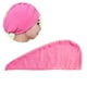 thumbnail image 2 of Toallas de microfibra para secar el cabello, secado rápido, para cabello largo (rojo rosa), 2 of 7
