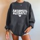 thumbnail image 4 of Sudadera Para Mujer Sudaderas de Otoño Estampado de Letras Cuello Redondo Suelto Manga Larga Jersey de Gran Tamaño de Lana Odeerbi  ODB171640, 4 of 9