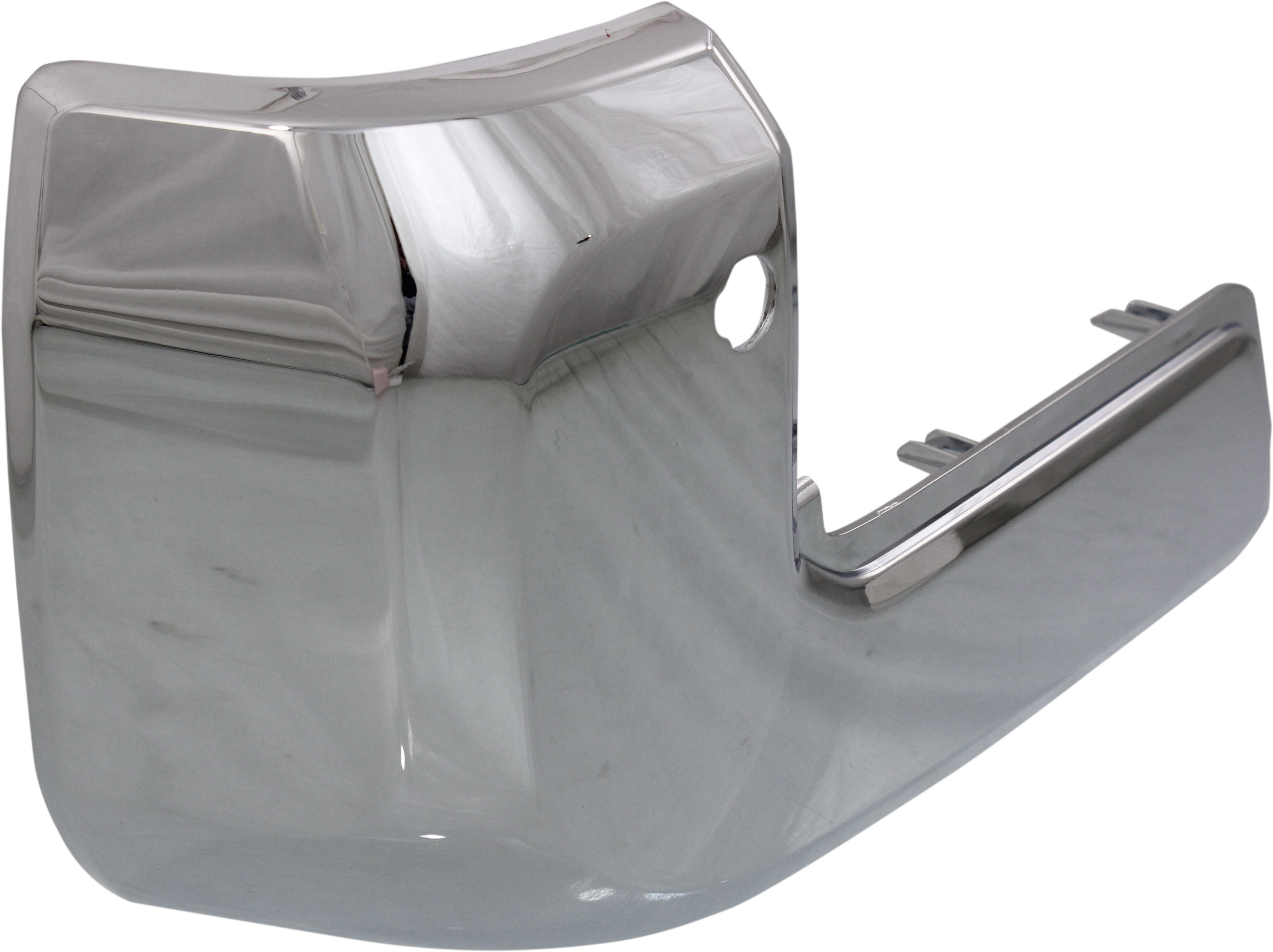 Bumper End Compatible With 2016-2021 Toyota Tacoma Rear, Left Driver Plastic Chrome