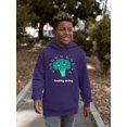 thumbnail image 2 of Healthy Eating, Cute Broccoli Hoodie Juniors -Image by Shutterstock,  Large, 2 of 4