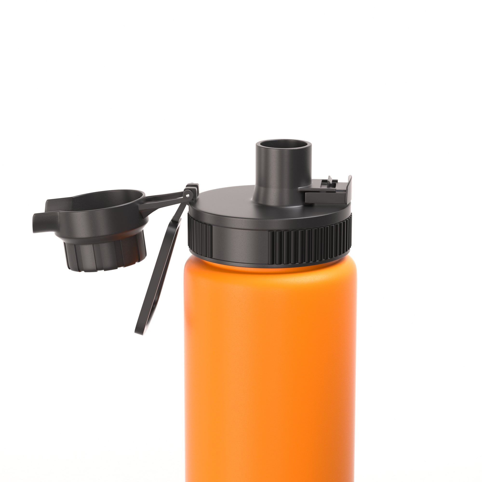 64 oz Insulated Wide Mouth Water Bottle with Straw Lid – Iron Flask