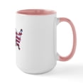thumbnail image 2 of CafePress - Bald Eagle Over American Flag Large Mug - 15 oz Ceramic Large White Novelty Mug, 2 of 4