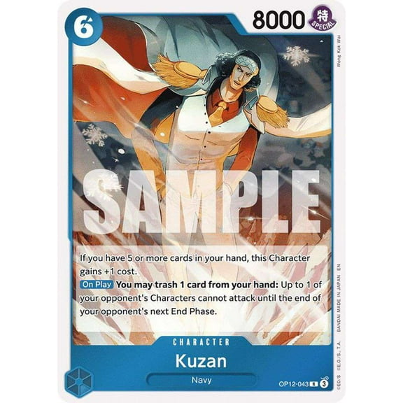 One Piece Legacy of the Master Rare Kuzan OP12-043