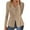 Khaki, variant on ShiShine Women's Casual Stretchy Blazer,Lightweight Slim Fit Jackets Long Sleeve Business Suit with Pockets