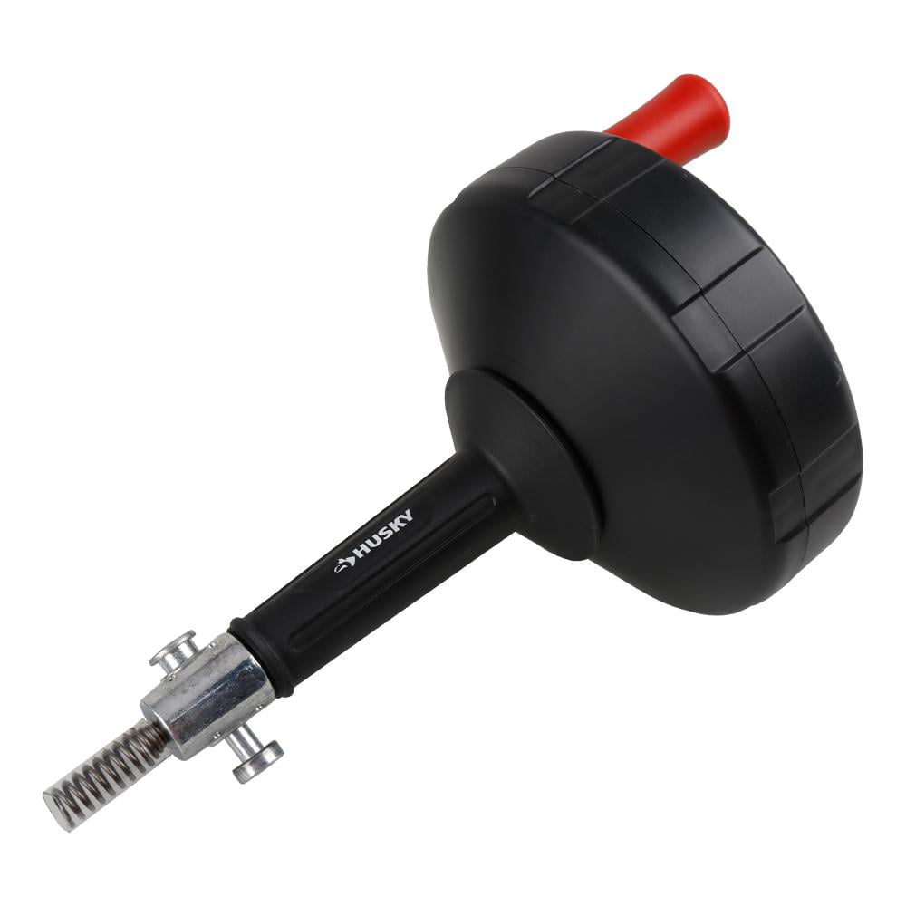 Husky Drum Auger 1/4 in. x 15 ft. Drain Openers Plumbing Snakes