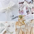 thumbnail image 4 of Pack White Bow Curtain Tiebacks Adjustable Curtain Holdbacks for Home Decoration, 4 of 4
