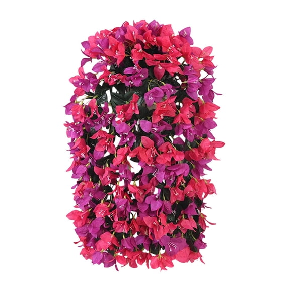 Une Suspension Murale de Fleurs Artificielles à 12 Branches avec 156 Fleurs Simulées pour Décoration de Salon, Design Réaliste, Ajoute de la Vibration aux Espaces Intérieurs, Facile à Installer et Sans Entretien