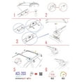 thumbnail image 6 of Compatible with Honda CR-V 4 2012-2016 ACE-2 Car Roof Rack Cross Bar Black Aluminium 2 Bars, 6 of 8