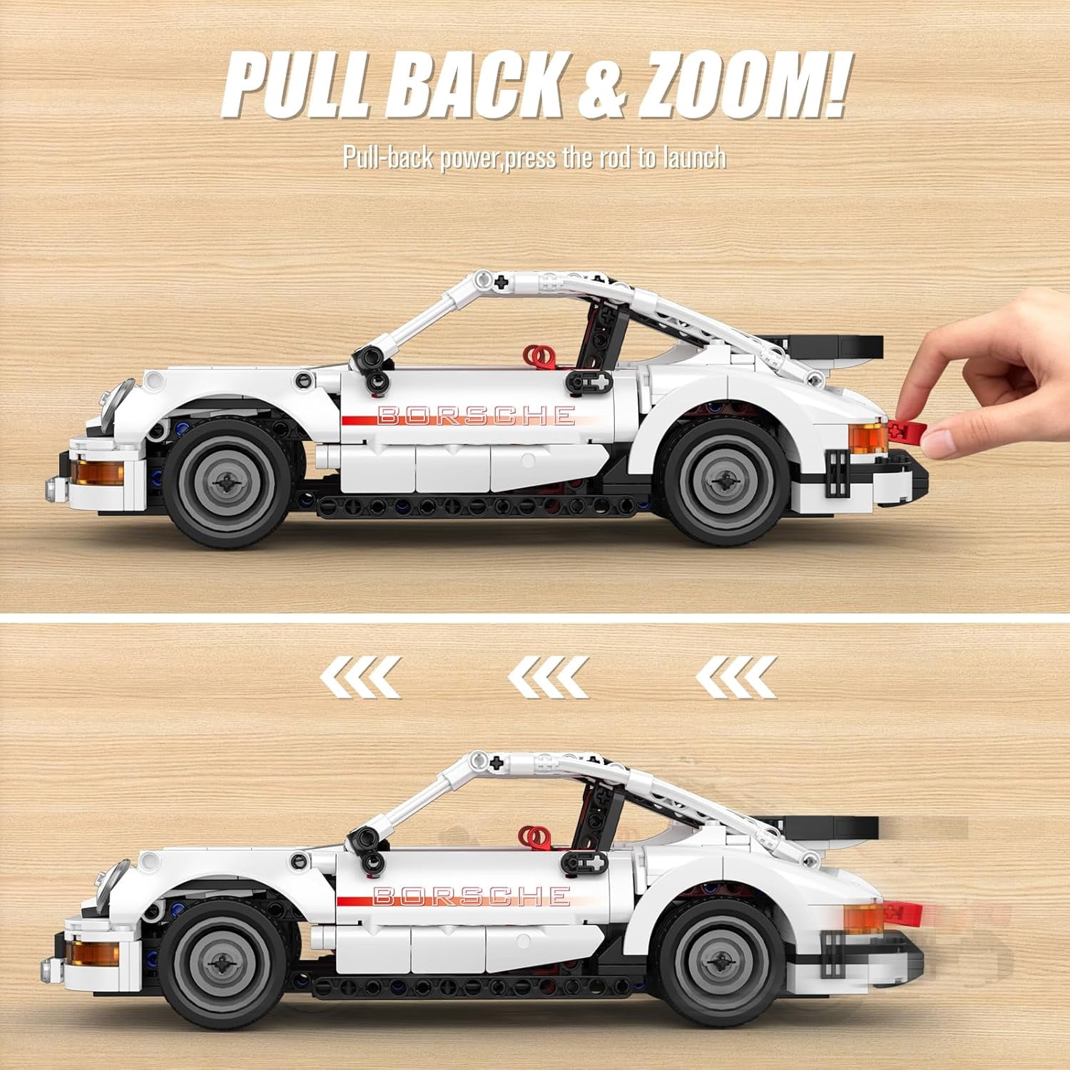 Racing Car Building Sets,15063 Collectible Car Model & Gift for & car Lovers, Authentically Detailed Build &Display Model for Home or Office Decoration(824 PCS)