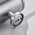 thumbnail image 4 of Cepillo de baño de acero inoxidable para montaje en pared con soporte antibacteriano para cepillos de baño, 4 of 5