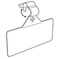 thumbnail image 5 of Wire Basket Label Holders, Plastic Sign Clip for 3/8" Wire Racks & Baskets - 2" x 1.25", 50 Pack, 5 of 5