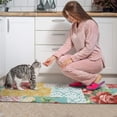 thumbnail image 3 of Pioneer Flower Floral Print Pattern Kitchen Rugs Sets Of 2,Anti Fatigue Kitchen Mat Rugs Non Slip Washable,Decorative Kitchen Floor Mats for Kitchen,Sink,Laundry,17"x30"+17"x47", 3 of 7
