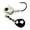 Platinum White, variant on 6th Sense Pecos Underspin Kit Crappie Fishing Lure with Jig Head Willow or Colorado Blade and 5 Matching Swimbaits