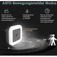 thumbnail image 3 of Dimmable Led Night Light With Motion Sensor Set Of 2 Nightlight Sockets Continuously Adjustable Brightness 3 Modes (auto/on/off) Orientation Light Nur, 3 of 5