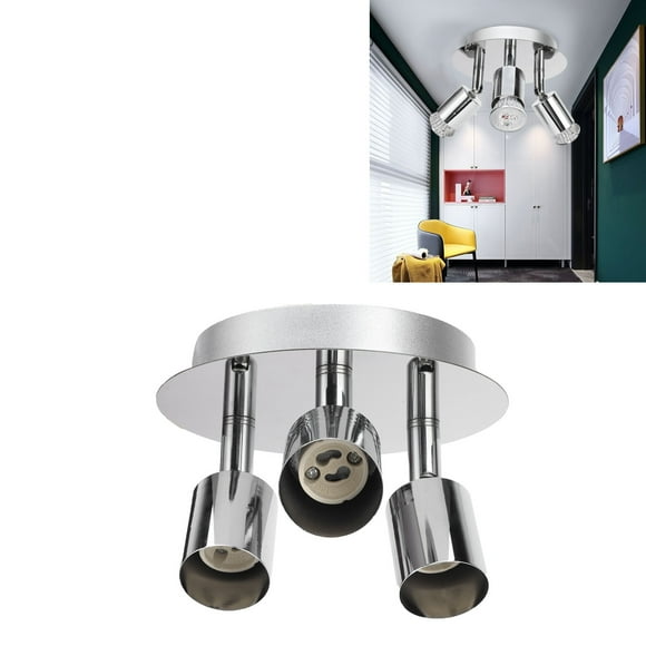 Ceiling Light Base, Heat Dissipation Lamp Holder Iron Material For Painting Lighting For Track Lighting