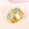 thumbnail image 2 of QQTDFG Women Luxury 925 Silver Enamel Ring Cubic Zircon Wedding Jewelry Gift Size 6-10-#3-7, 2 of 3