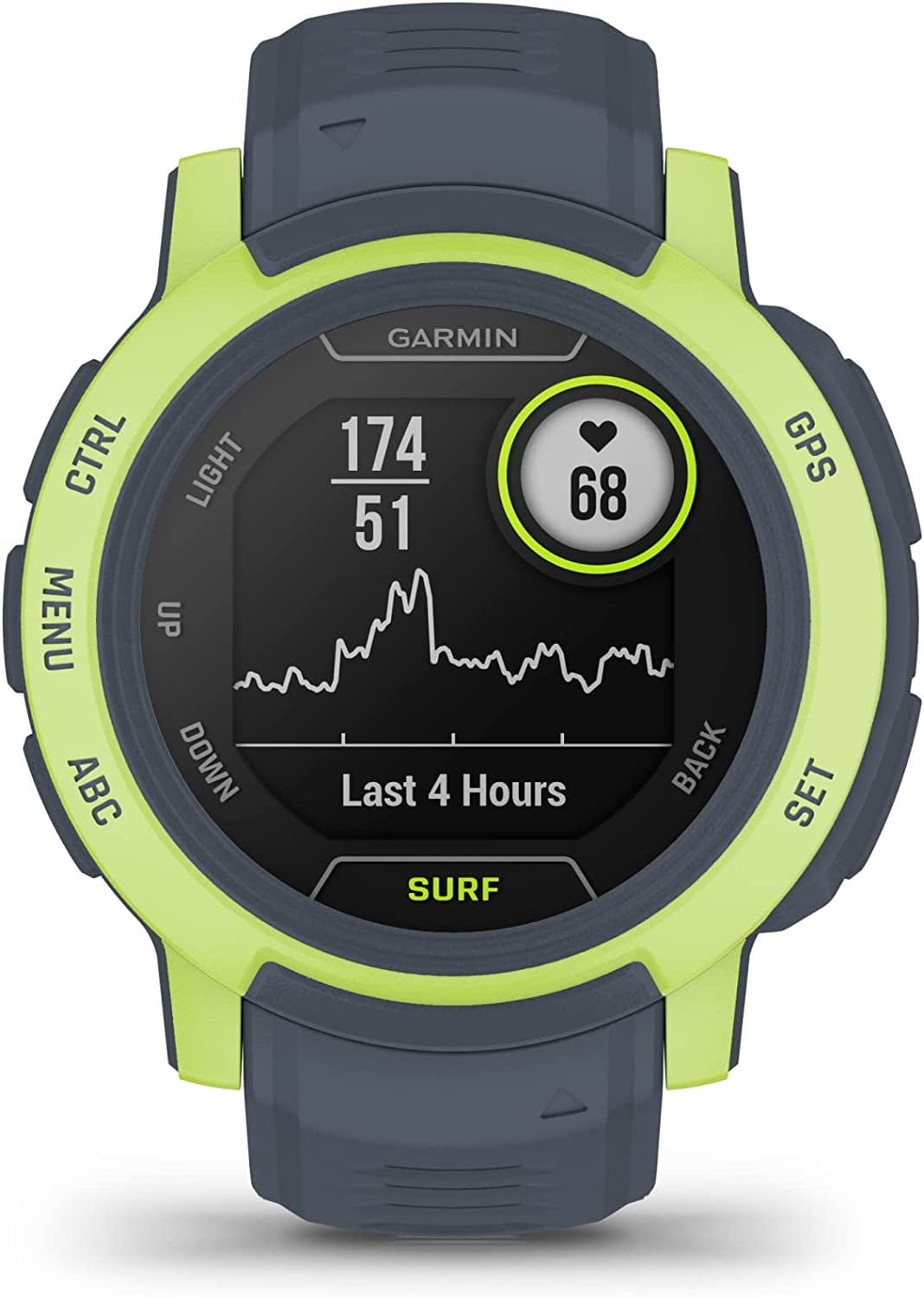 Garmin Instinct 2 Surf Edition 45mm Rugged GPS Smartwatch, Mavericks  #0100262612
