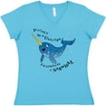 thumbnail image 3 of Inktastic If I Can't Be a Unicorn, I'm Gonna Be a Narwhal Women's V-Neck T-Shirt, 3 of 5