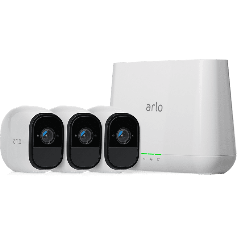 Skrive ud uddannelse spray Arlo Pro 720P HD Security Camera System VMS4330 - 3 Wire-Free Rechargeable  Battery Cameras with Two-Way Audio, Indoor/Outdoor, Night Vision, Motion  Detection - Walmart.com