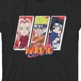thumbnail image 7 of Naruto Chibi Team 7 Crew Neck Short Sleeve Men's Black T-shirt-Small, 7 of 7