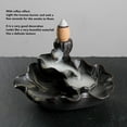 thumbnail image 3 of Incense Backflow , Beautiful Exquisite Backflow Incense Holder With Hole For Meditation, 3 of 8