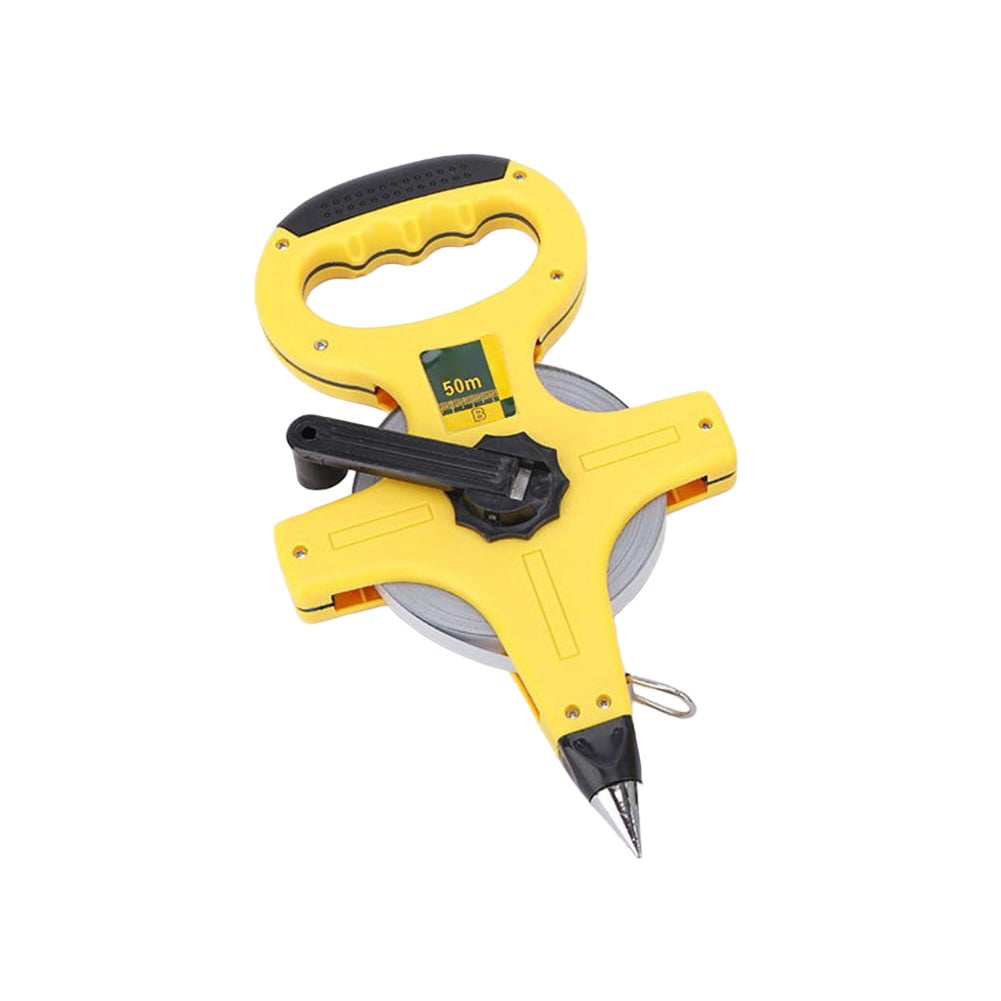 yaaqii 30/50Meters Fiberglass Tape Measure Inch Metric Scale Construction Surveying