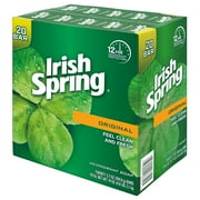 Irish Spring Deod orant Soap Original Scent - 20 ct