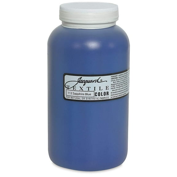 Jacquard Textile Color - Sapphire Blue, 32 oz jar