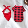thumbnail image 5 of Conjunto De Pijamas De 2 Piezas Conjunto de pijama familiar de 2 piezas Conjunto informal de manga larga con estampado de alce y pantalones Traje diario Kuymtek Perro Rojo Xl para Niño, 5 of 5