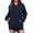 Navy, variant on BLCHUNen Fleece Hoodies for Women Pullover Long Sleeve Tops Workout Sports Gym Active Athletic Casual Sweatshirts with Pocket