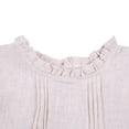 thumbnail image 4 of Robes de Princesse Unies pour Tout-Petites Filles, Douces, à Volants, Col Ras du Cou, Sans Manches, Robe d'Été, Vêtements Décontractés, 4 of 7